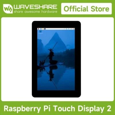 Official Raspberry Pi 7inch Capacitive Touch Display 720 × 1280 IPS DSI 5-Point - Image 1 of 4