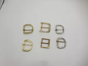 6 fibbie per cintura vintage in metallo - Foto 1 di 5