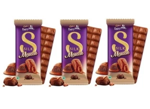 Cadbury Dairy Milk Silk Mousse Chocolate Bar, 50 gm x 3 pack (Free shipping) - Picture 1 of 4