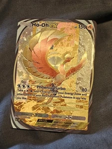 Ho-oh Ex 210 Pokemon TCG Pocket Weisheit von Meer und Himmel Texturierte Fanart Karte - Bild 1 von 3