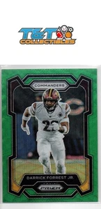 Darrick Forrest Jr. 2023 Panini Prizm Green #296 Washington Commanders 29a - Picture 1 of 1