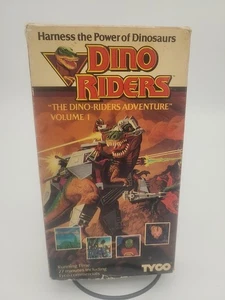 Dino Riders VHS Cassette Tape Adventure Volume 1 Vol Tyco 1987 - Picture 1 of 6