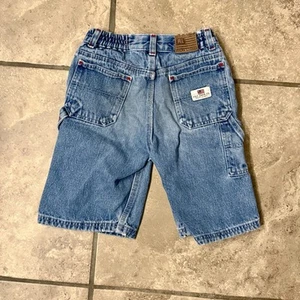 Vtg 90s Polo Jeans Co Ralph Lauren Denim Cargo Shorts Boy’s 10, YKK Zip Flag Tag - Picture 1 of 4