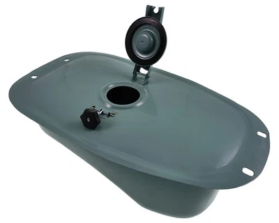 Benzintank VANEZ Metall grau passt für Vespa VBB VNB VNA PX 80-200 Rally Sprint - Bild 1 von 4