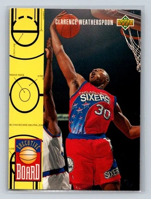 1993-94 Upper Deck #427 Clarence Weatherspoon Philadelphia 76ers - Image 1 of 2