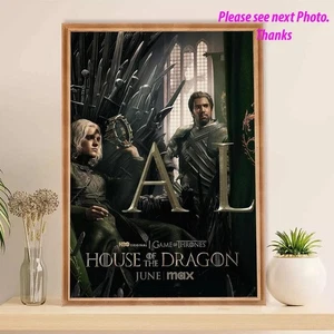 Póster del programa de televisión de Juego de Tronos CASA DEL DRAGÓN decoración del hogar sin marco - Imagen 1 de 8