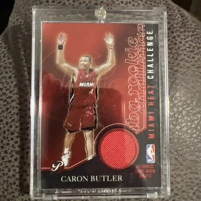 CAMISETA DE DESAFÍO DE NOVATO DE LA NBA #PC-CBU MIAMI HEAT de Can Butler 2003 Topps impecable Foto 1 de 2