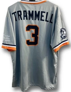 Detroit Tigers Alan Trammell #3 Retirement Jersey Shirt Sz XXL SGA Rare/MLB - Foto 1 di 4