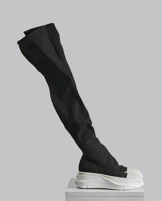 Rick Owens Drkshdw Medias Abstractas Botas Escarabajo Geobasket Ramones 39 38 8 9 Foto 1 de 4