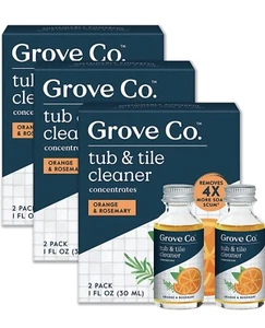 Tub And Tile Cleaner Refill Concentrate (6x1fl Oz) Plant Based Household Clean - Picture 1 of 6