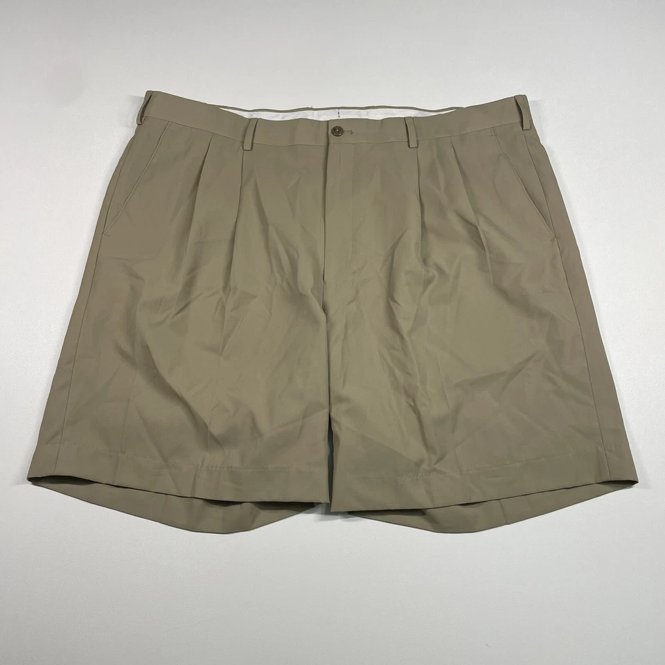 Pantalones Cortos Alan River Para Hombre 44 Tostado Rendimiento Golf Chino MEDIDAS 42 Foto 1 de 4