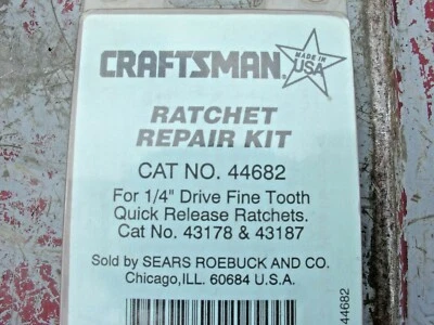 Craftsman Ratchet Repair Kit  44682 USA - Image 1 of 3