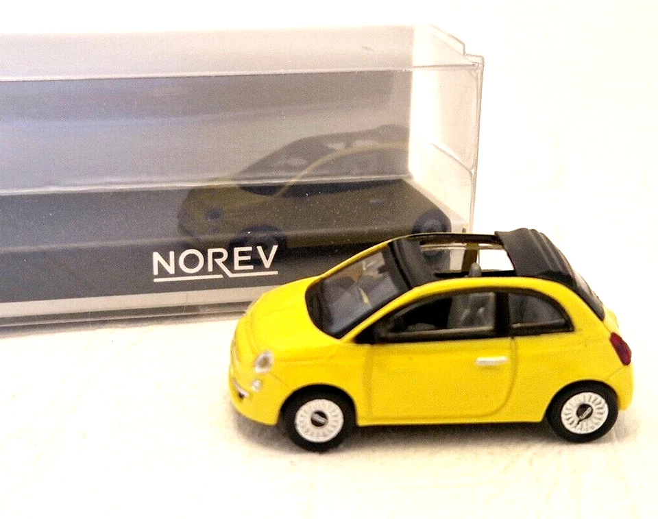 Fiat 500 C Giallo, 2009, NOREV, 1:87 - Immagine 1 di 1