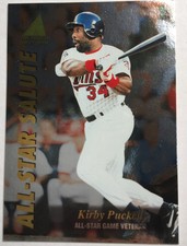 1995 Pinnacle Zenith Edition All-Star Salute Kirby Puckett #4 HOF Perfect