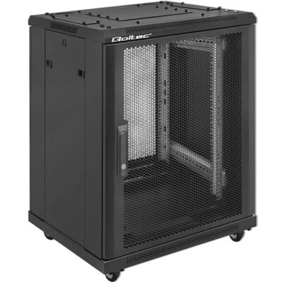 5901878545196 Qoltec 54518 19" RACK cabinet | 15U | 600 x 855 x 600 | Perfo - Image 1 of 4