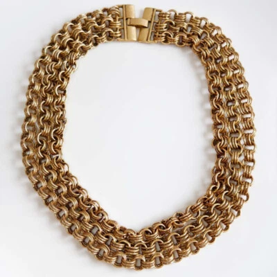 Новый 17» Zara хип-хоп тяжелый заявление ожерелье ретро женщин вечеринки отпуск ювелирных изделий - Изображение 1 из 3