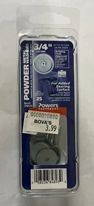 25/Box Powers Fasteners Powder Metal Fender Washers 3/4” 20MM Hilti Ramset Gun - Picture 1 of 5
