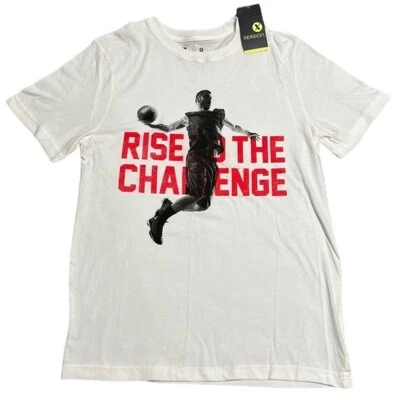 Basketball T-shirt Men's Size Small Xersion Rise to the Challenge Graphic Tee - Image 1 of 4