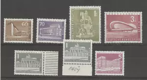 Germany "Berlin" 1956 - 7 x top Value stamps mint MNH - 50Euro - Picture 1 of 1