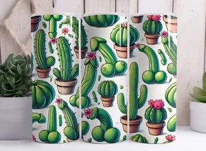Adult Cactus, Large Cacti 20 oz SS Tumbler, Plant Lover, Cactus Lover, Funny - Picture 1 of 6