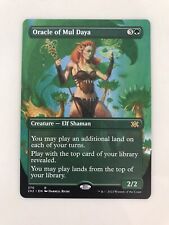 Oracle of Mul Daya Extended Borderless MTG Magic the Gathering Card NM Mint 2X2