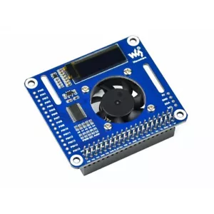 PWM Controlled Fan HAT for all Raspberry Pi I2C Bus PCA9685 Temperature Monitor - Picture 1 of 6