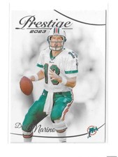 2023 PANINI PRESTIGE FOOTBALL DAN MARINO DOLPHINS BASE CARD