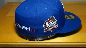 MLB Los Angeles Dodgers World Series Shohei Ohtani Japanese Writing New Era Hat - Picture 1 of 10