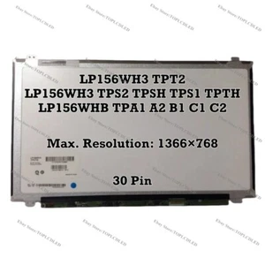LCD HD LP156WH3 TPT2 Fit LP156WH3 TPS2 TPS1 TPTH TPSH LP156WHB TPA1 A2 B1 C1 C2 - Imagen 1 de 1