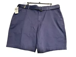 Calvin Klein Jeans Men's Belted Shorts (Peacoat, 40W) New W Tags - Picture 1 of 4
