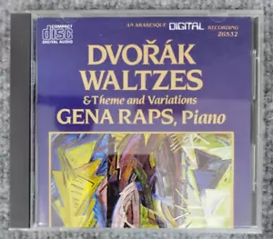 Gena Raps – Dvořák Waltzes & Theme And Variations (CD Japan 1985) Smooth Edge - Picture 1 of 4