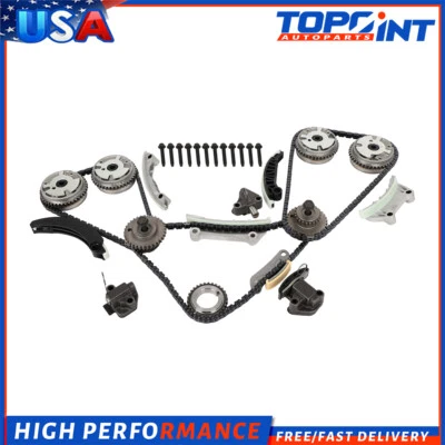 Timing Chain Kit & VVT Gears for 07-22 Buick Enclave Chevy Traverse GMC 3.6 3.0 - Image 1 of 4
