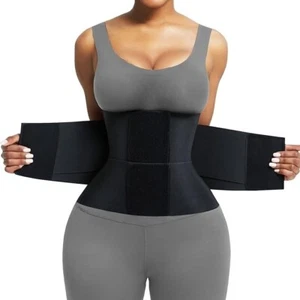 Cinturón Entrenador de Cintura Cintura Ajustador Recortador Ab Cinturón Control Abdomen Modelador Corporal con - Imagen 1 de 6