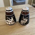Greek Inspired Salt And Pepper Shakers With Cork Caps