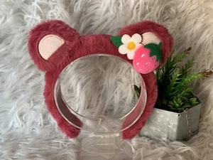 Disney Toy Story Lotso Bär Erdbeere Stirnband Ohren Handarbeit - Bild 1 von 4