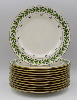 12 Minton Floral Dessert Plates - Made for Gilman Collamore - C1920 - Image 1 of 4