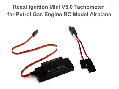 Rcexl Ignition V5.0 Tachometer for Gas Petrol Engine RC Model Airplane Plane - Image 1 of 3