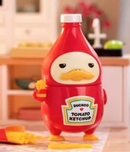 POP MART x DUCKOO The Kitchen Series Ketchup Mini Figure Art Toy U.S SELLER - Picture 1 of 8