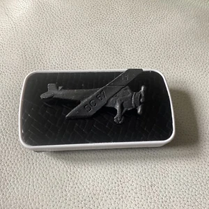 Lead Toy Plane Vintage Badge - Picture 1 of 4