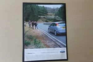 Original FORD FOCUS EDGE 1.6 Zeitschriftenwerberahmen - Fertig Wandkunst Flatpack - Bild 1 von 1