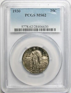 1930 Standing Liberty Quarter PCGS MS-62 - Picture 1 of 4