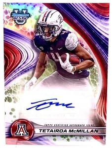 TETAIROA MCMILLAN 2024 BOWMAN U BEST AUTOGRAPH REFRACTOR AUTO - Picture 1 of 2
