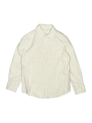 Crewcuts Boys Yellow Long Sleeve Button-Down Shirt 4 - Image 1 of 2
