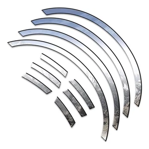 Stainless Fender Trim 10p kit (fits: 2017-2022 Ford F-250 SD 2DR/Reg Cab/8' Bed) - Picture 1 of 5