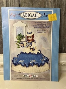 Abigail Dolls 15" Dress Crochet Patterns Book, Vintage 1992 - Picture 1 of 3