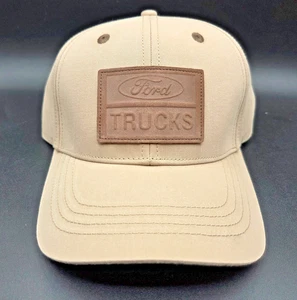 Mütze Kappe Ford Trucks offiziell lizenziert hellbraun verstellbarer Riemen hinten Patch neu ohne Etikett - Bild 1 von 5