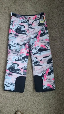NUEVO CON ETIQUETAS Under Armour Nieve Esquí Invierno Pantalones Juveniles Medianos Blanco Rosa Camuflaje Foto 1 de 4