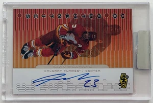 2021-22 Upper Deck Clear Cut '99-00 Ionix UD Authentics Auto #UASM Sean Monahan - Picture 1 of 2