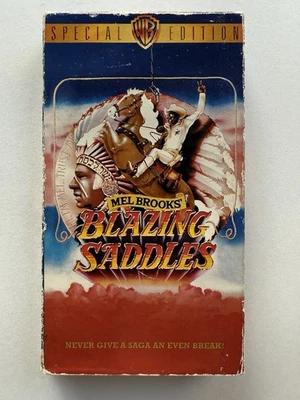 Blazing Saddles (VHS, 1974) Pre-owned Western Comedy Mel Brooks Gene Wilder - Image 1 of 3