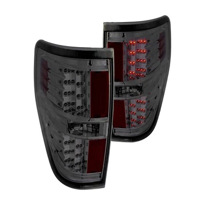 For Ford F-150 09-14 Anzo Driver & Passenger Side Chrome/Smoke LED Tail Lights - Imagem 1 de 4